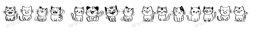 Cats Font Regular字体转换